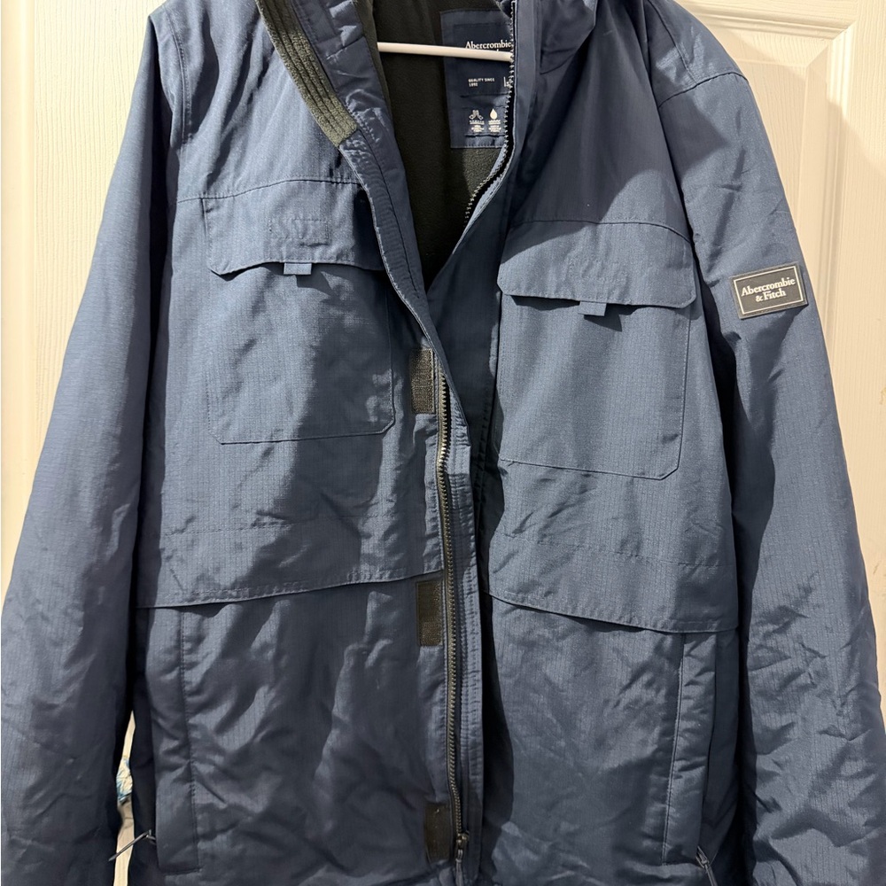 Abercrombie & Fitch Navy Men's Raincoat